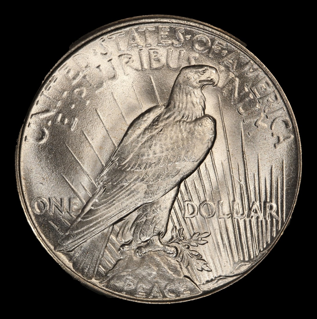 1935-p Peace Dollar Near Top Pop $1 ms66 SEGS - 3