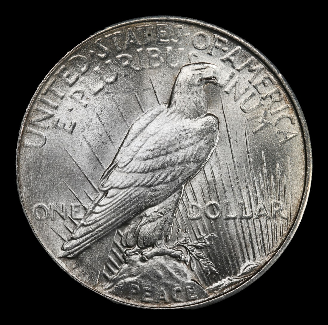 1935-p Peace Dollar Near Top Pop $1 ms66 SEGS - 3