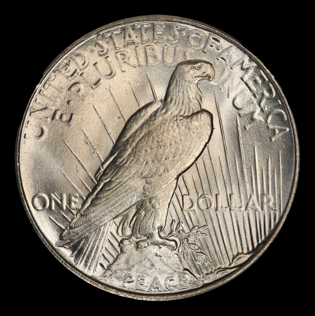 1935-p Peace Dollar Near Top Pop $1 ms66 SEGS - 3