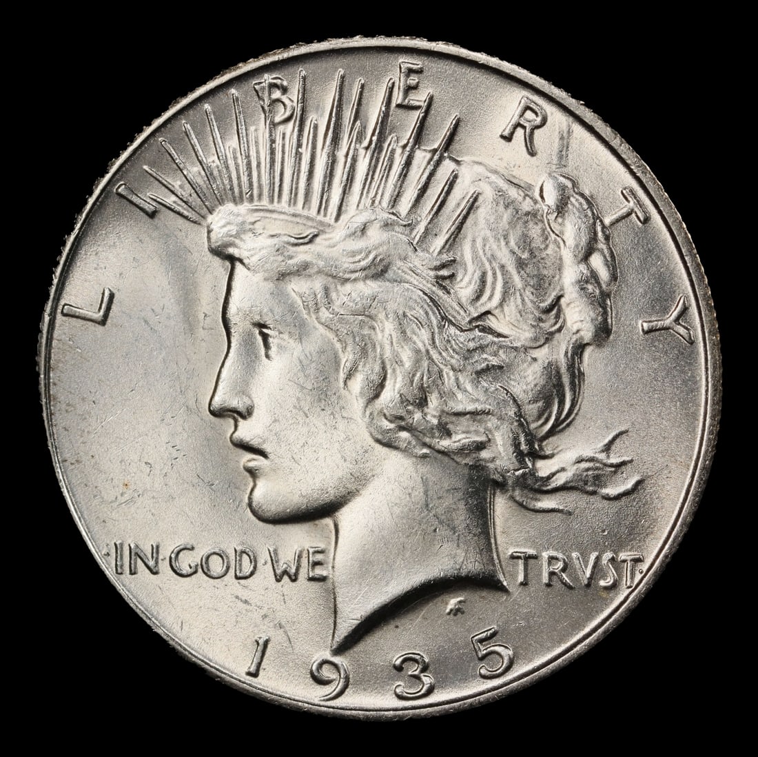 1935-s Peace Dollar $1 Grades ms63 - 2