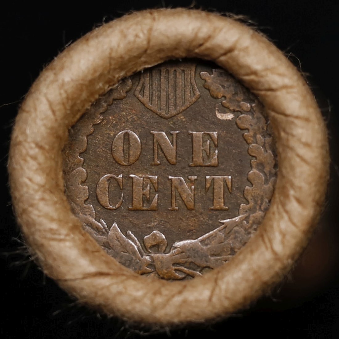 Lincoln Wheat Cent 1c Mixed Roll Orig Brandt McDonalds Wrapper, 1916-p end, Indian other end - 3