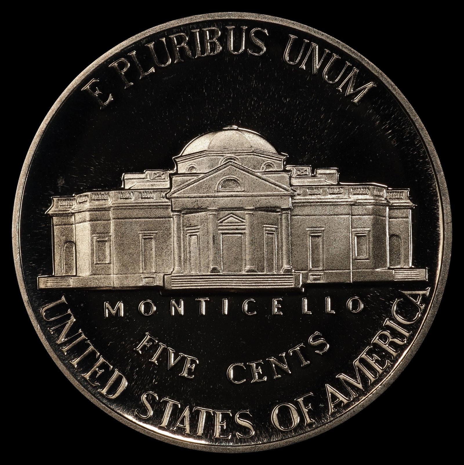 1991-s Proof Jefferson Nickel 5c pr70 dcam SEGS - 3
