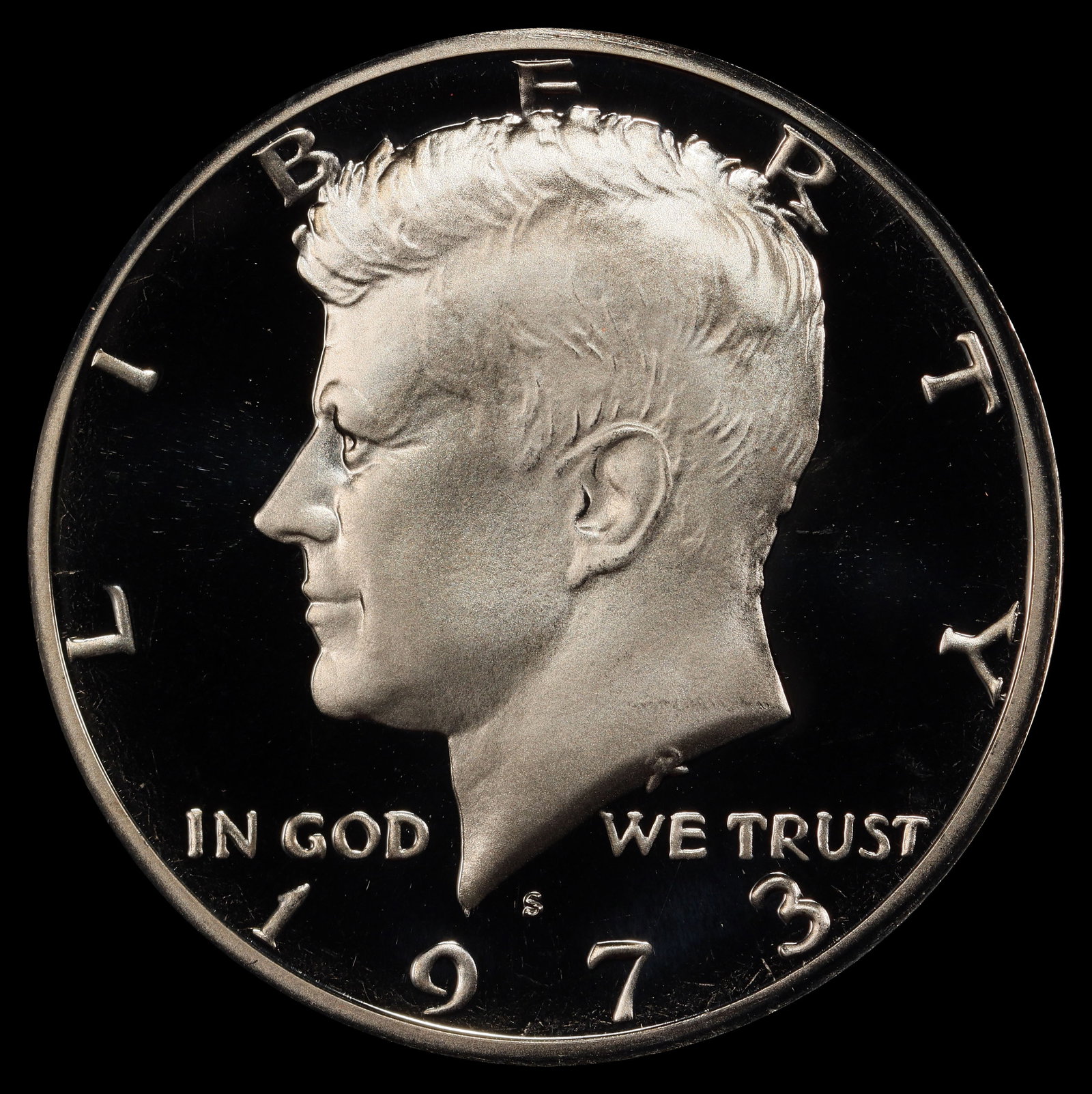 1973-s Proof Kennedy Half Dollar 50c pr70 dcam SEGS - 2