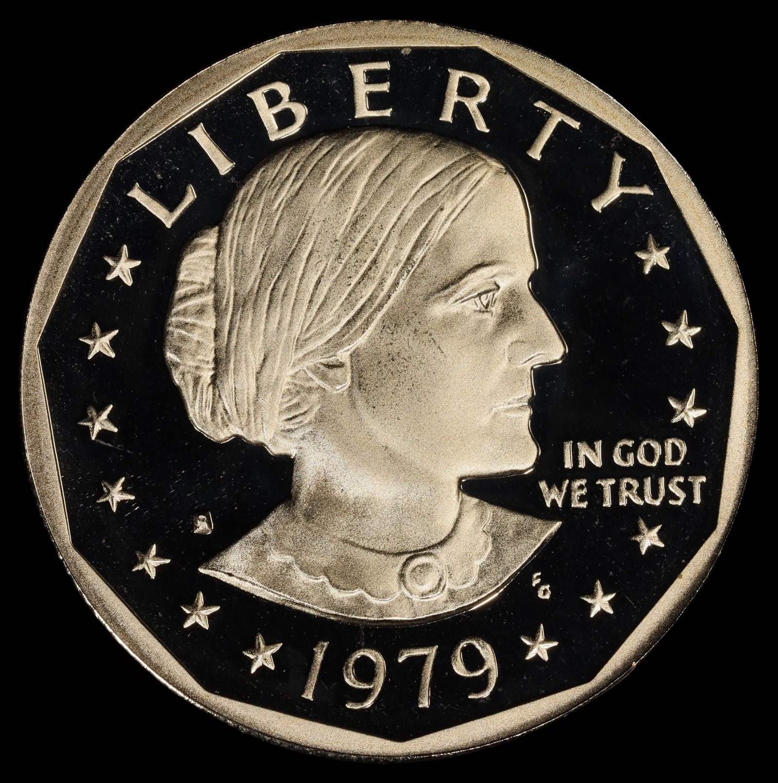 1979-s Ty 1 Proof Susan B. Anthony Dollar $1 pr70 dcam SEGS - 2