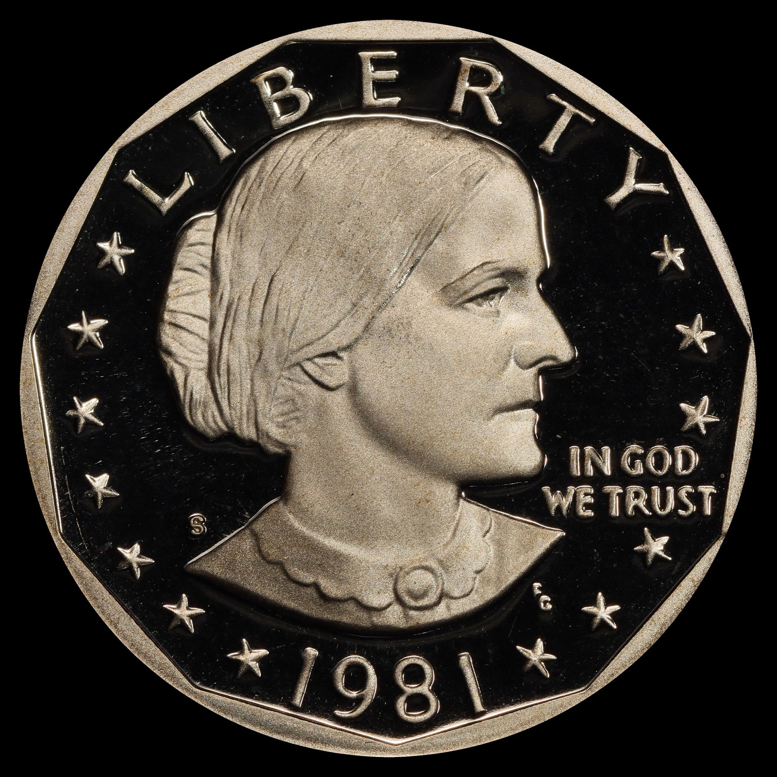 1981-s Ty 2 Proof Susan B. Anthony Dollar $1 pr70 dcam SEGS - 2