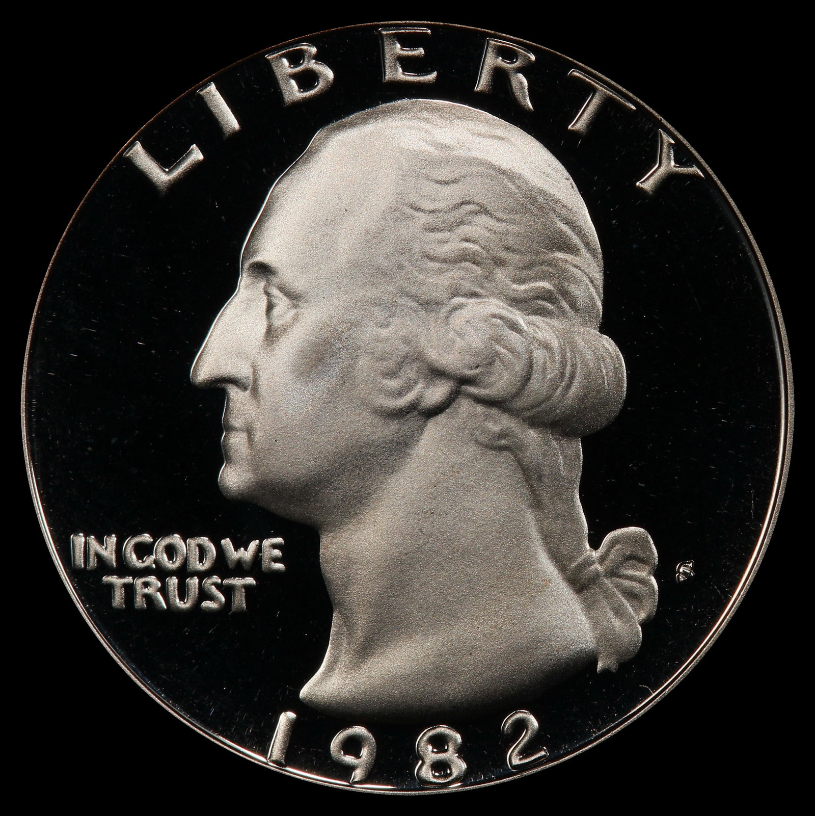 1982-s Proof Washington Quarter 25c pr70 dcam SEGS - 2