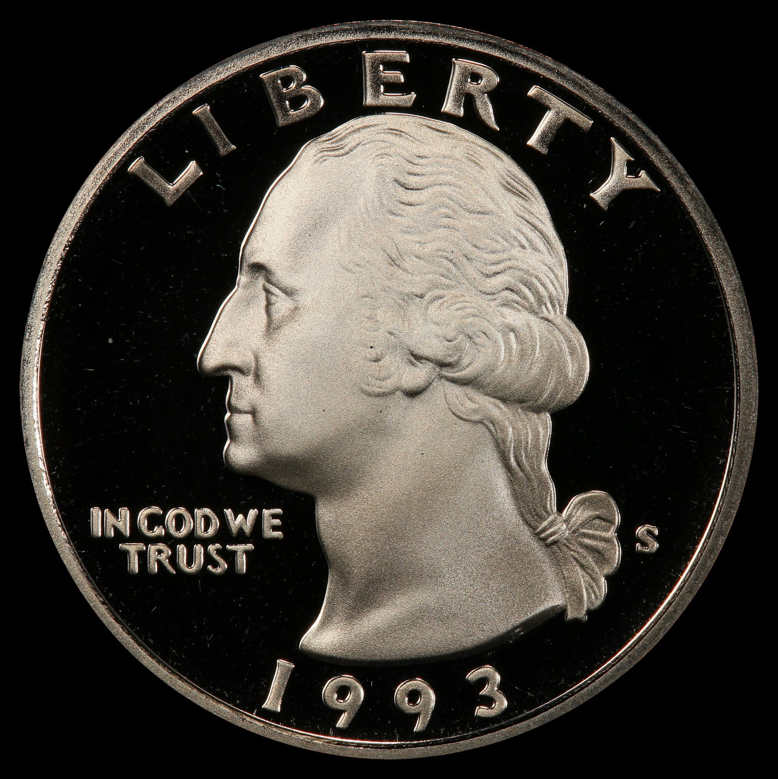 1993-s Proof Washington Quarter 25c pr70 dcam SEGS - 2