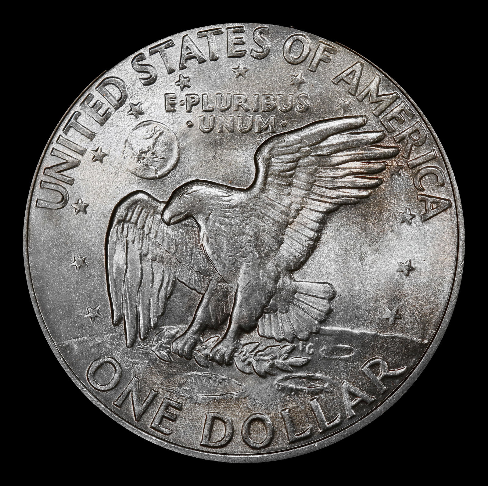 1972-d Eisenhower Dollar Near Top Pop $1 ms67 SEGS - 3