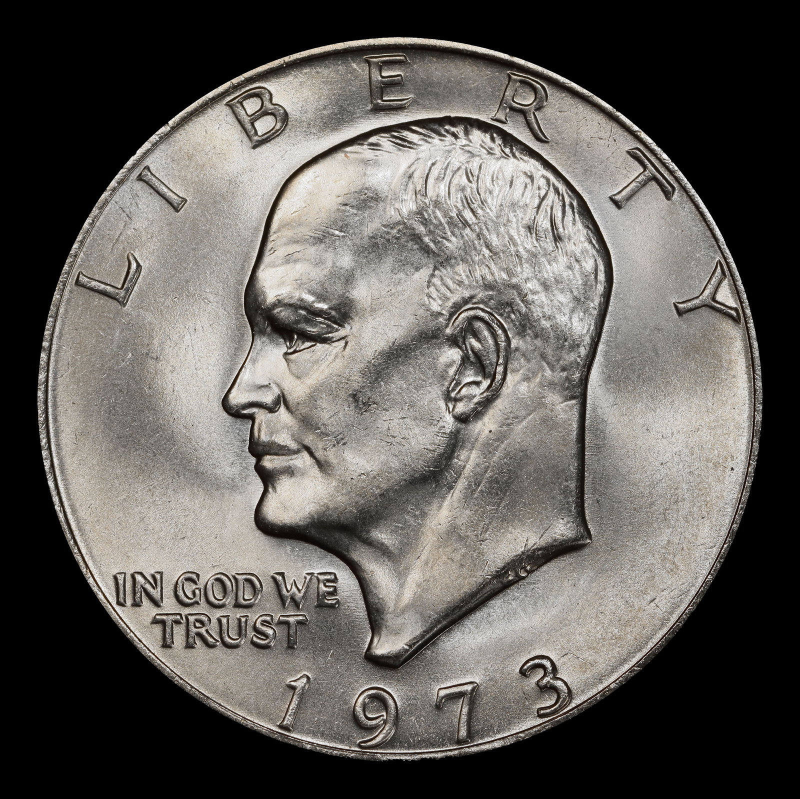 1973-p Eisenhower Dollar $1 ms65+ SEGS - 2