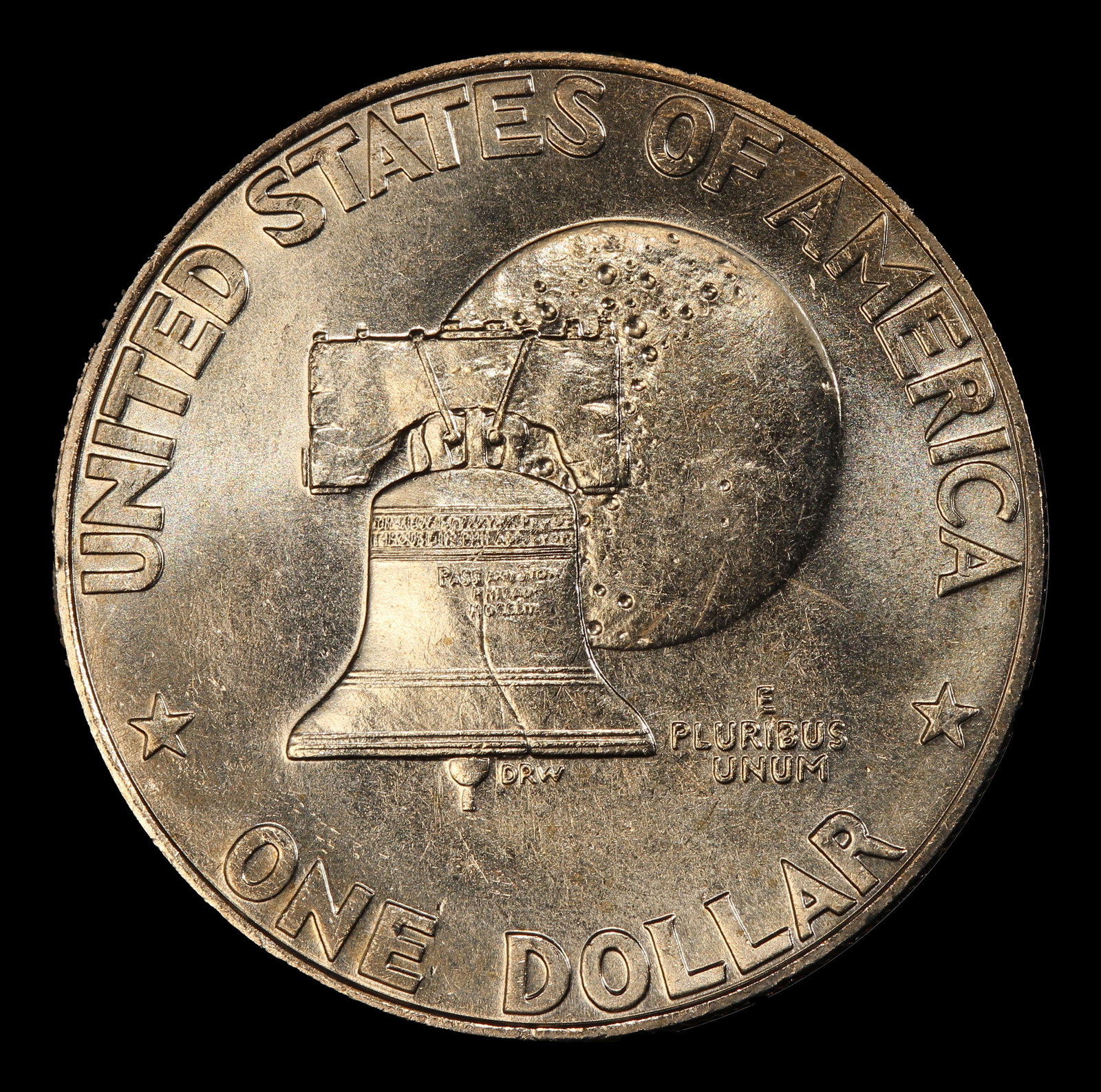 1976-p Ty 1 Eisenhower Dollar Near Top Pop $1 ms65+ SEGS - 3