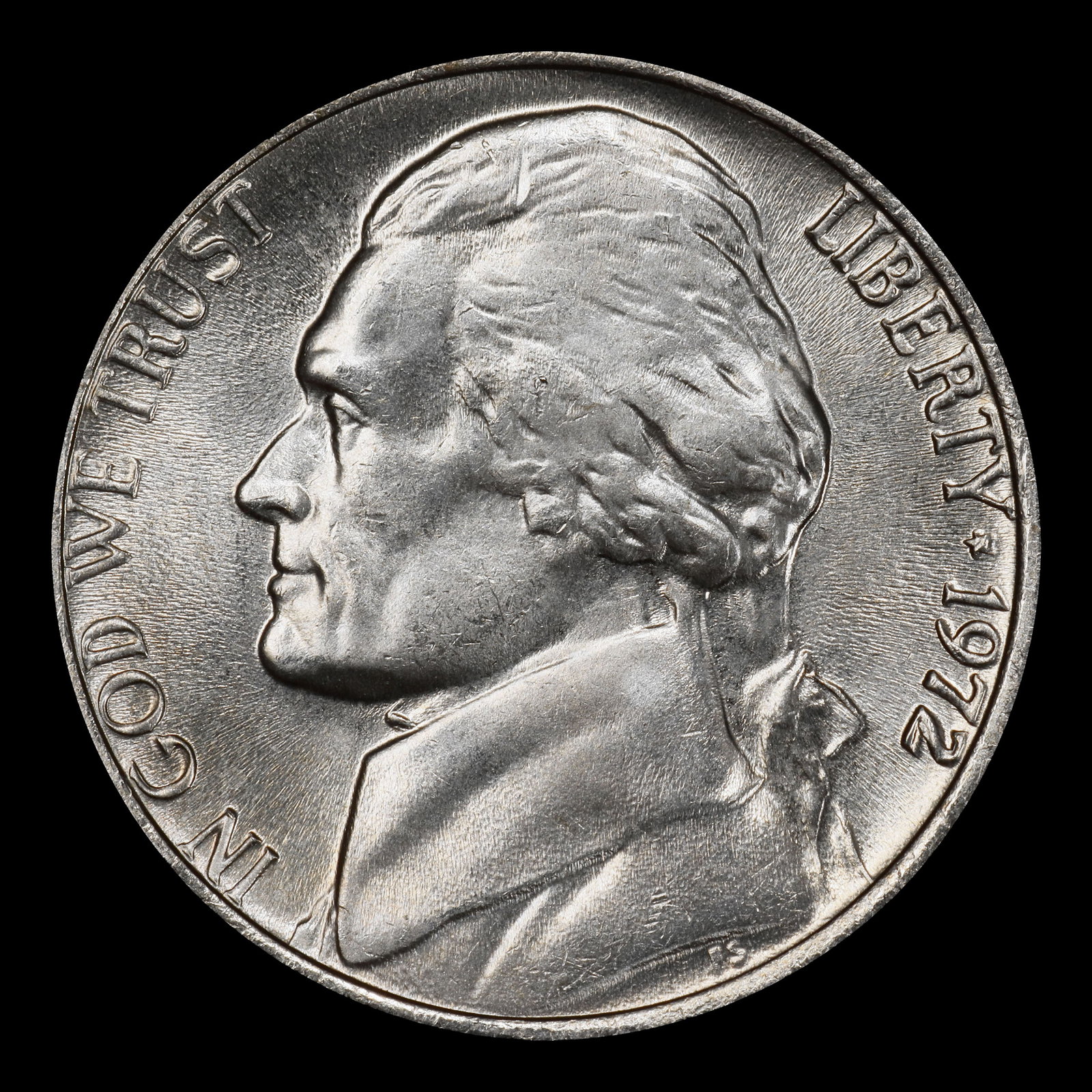 1972-p Jefferson Nickel Near Top Pop 5c ms66+ 5fs SEGS - 2