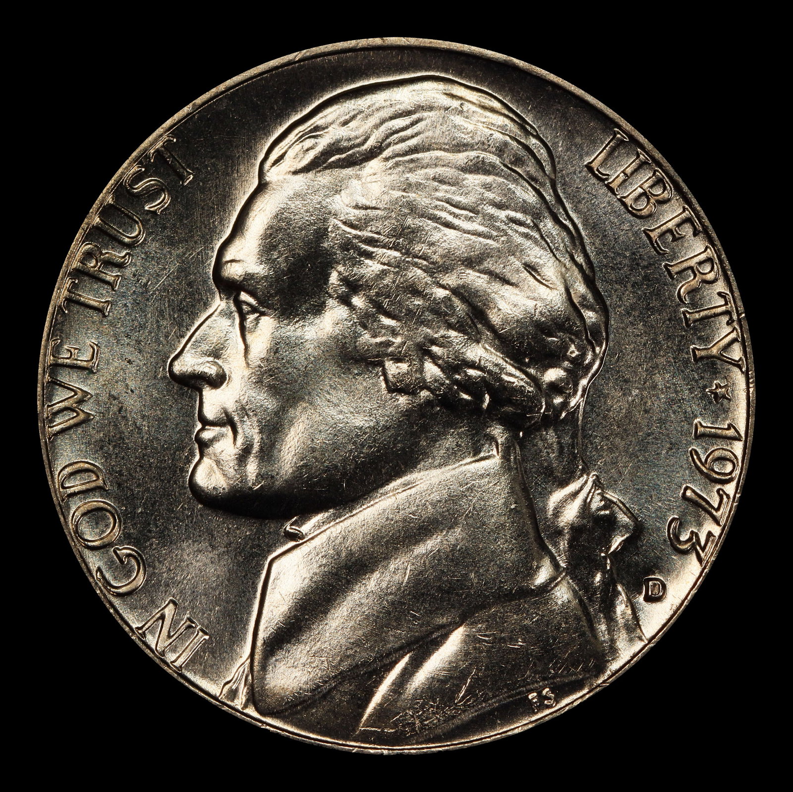 1973-d Jefferson Nickel TOP POP! 5c ms67 5fs SEGS - 2