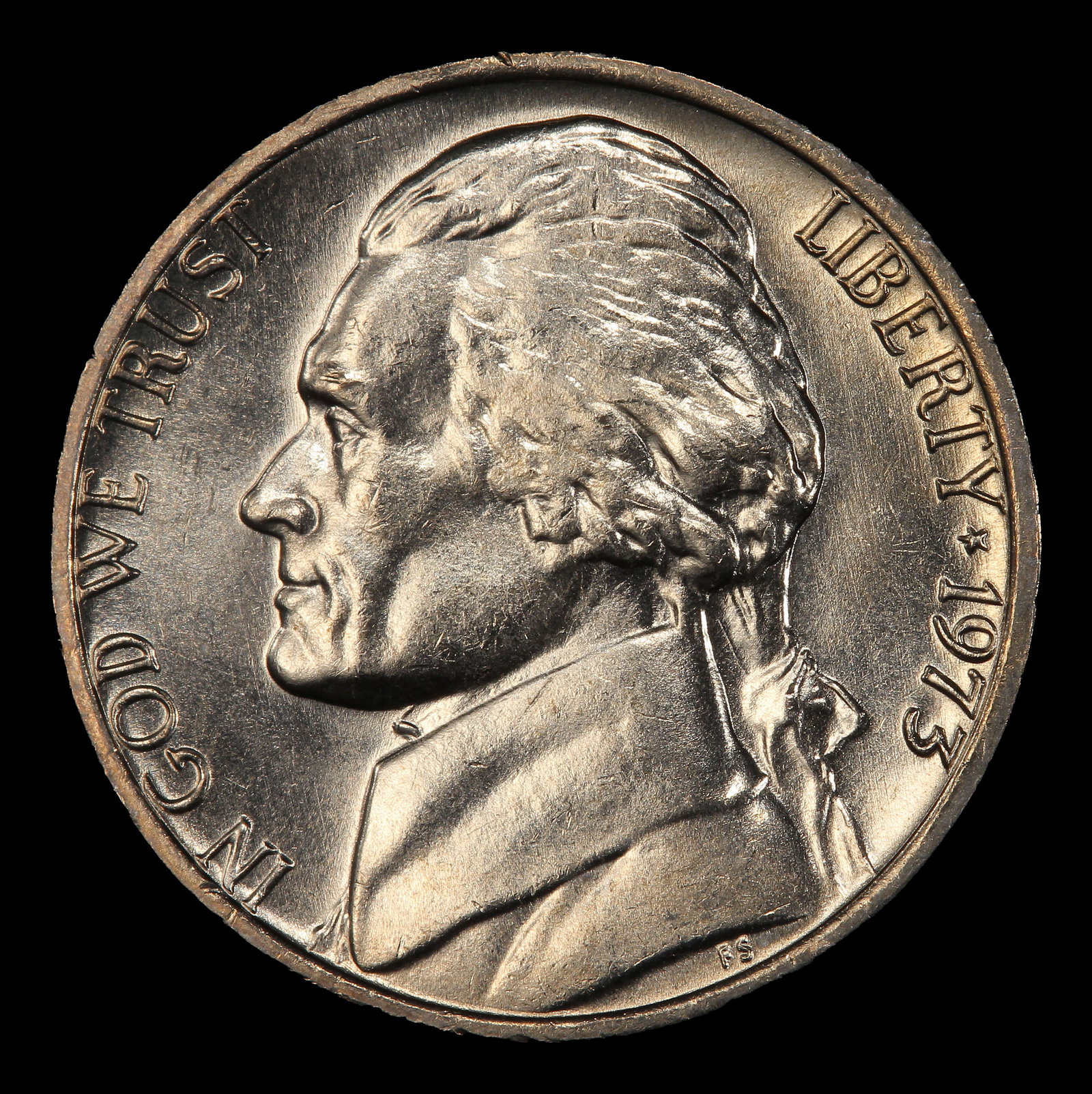 1973-p Jefferson Nickel TOP POP! 5c ms67 5fs SEGS - 2