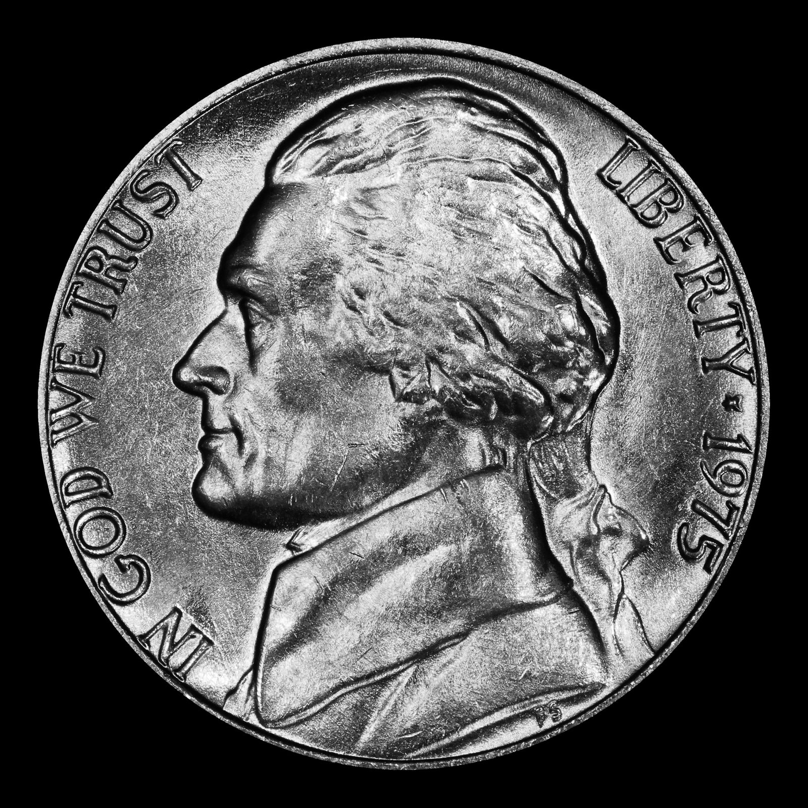 1975-p Jefferson Nickel Near Top Pop 5c ms66+ 5fs SEGS - 2