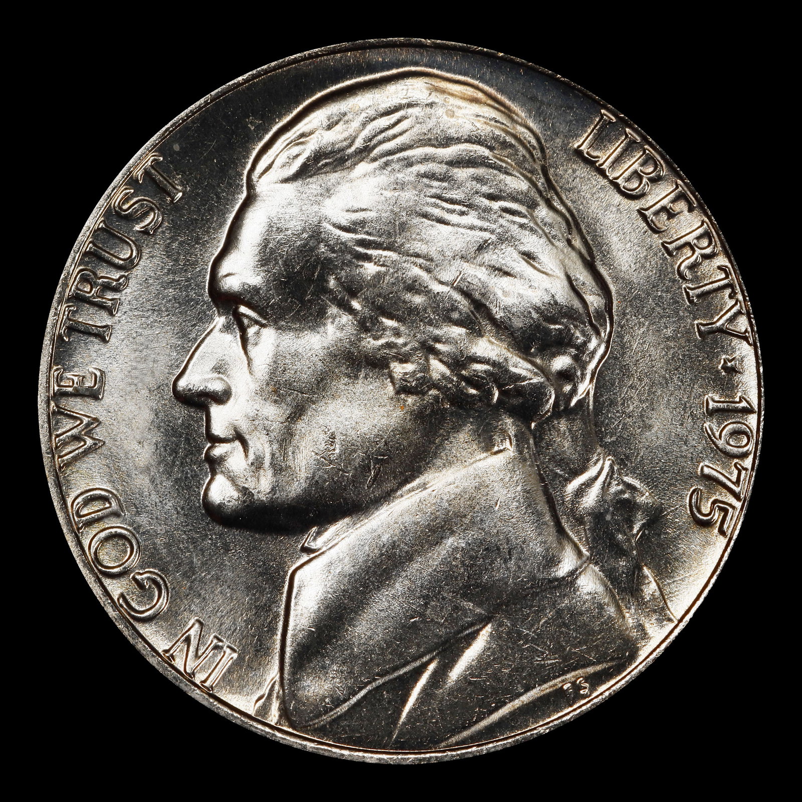 1975-p Jefferson Nickel Near Top Pop 5c ms66+ 5fs SEGS - 2