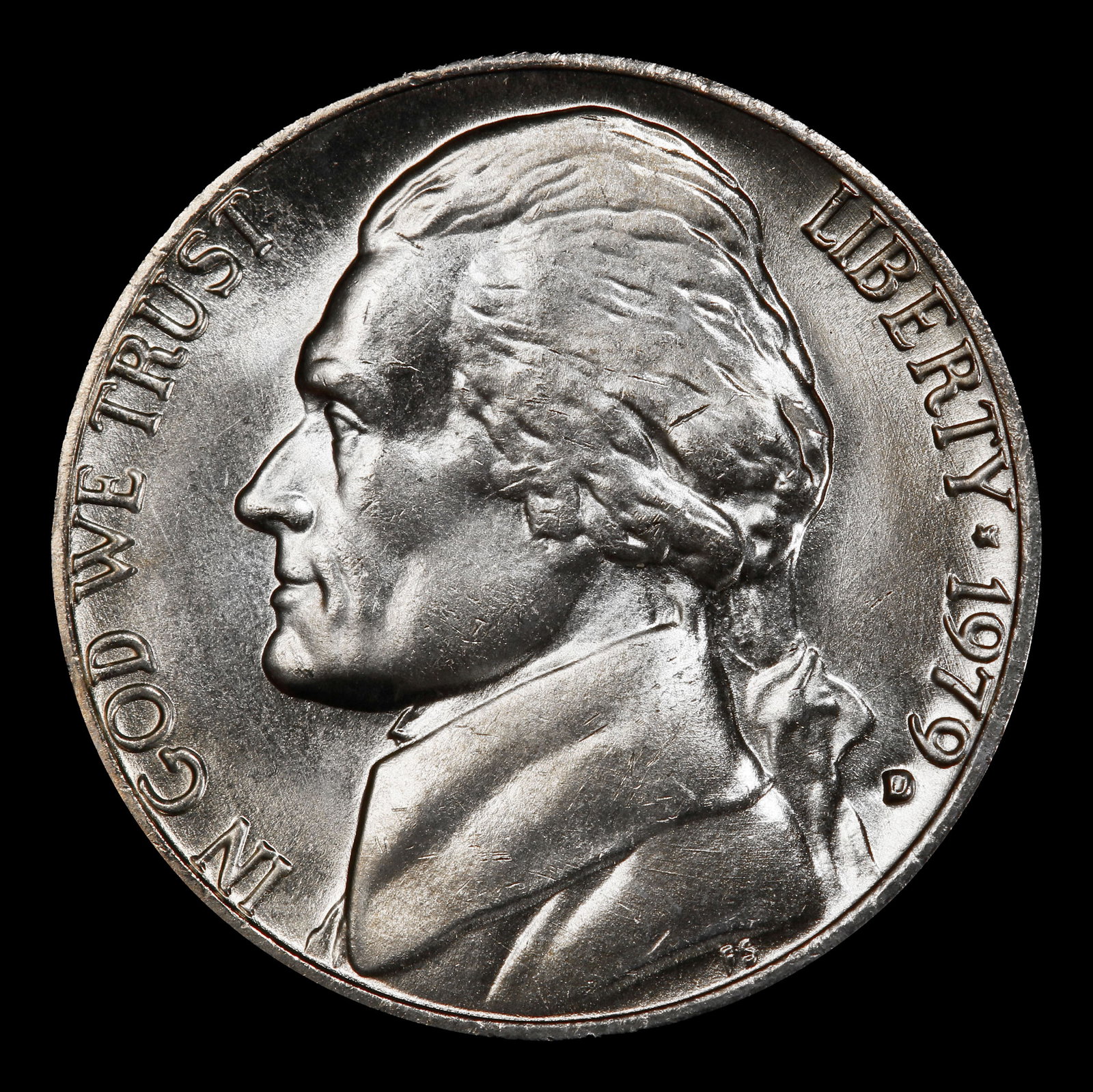 1979-d Jefferson Nickel Near Top Pop 5c ms66+ 5fs SEGS - 2