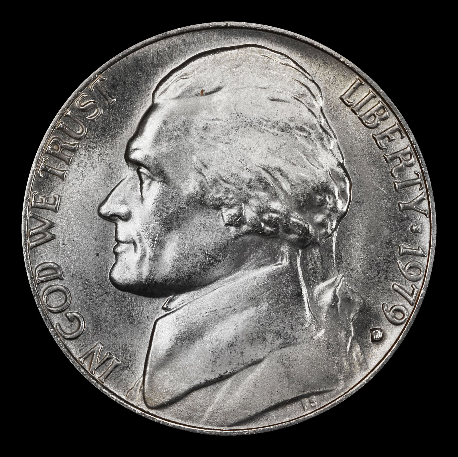 1979-d Jefferson Nickel Near Top Pop 5c ms66+ 5fs SEGS - 2