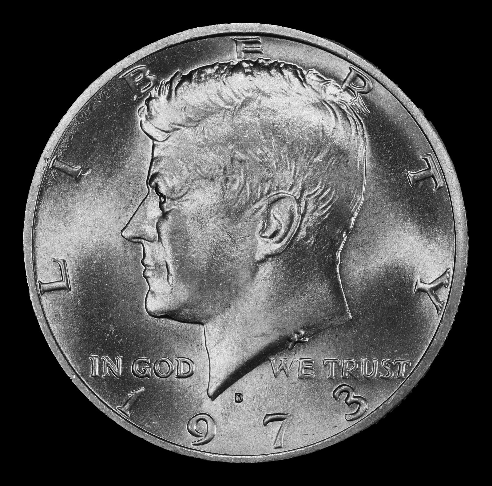 1973-d Kennedy Half Dollar Near Top Pop 50c ms67+ SEGS - 2