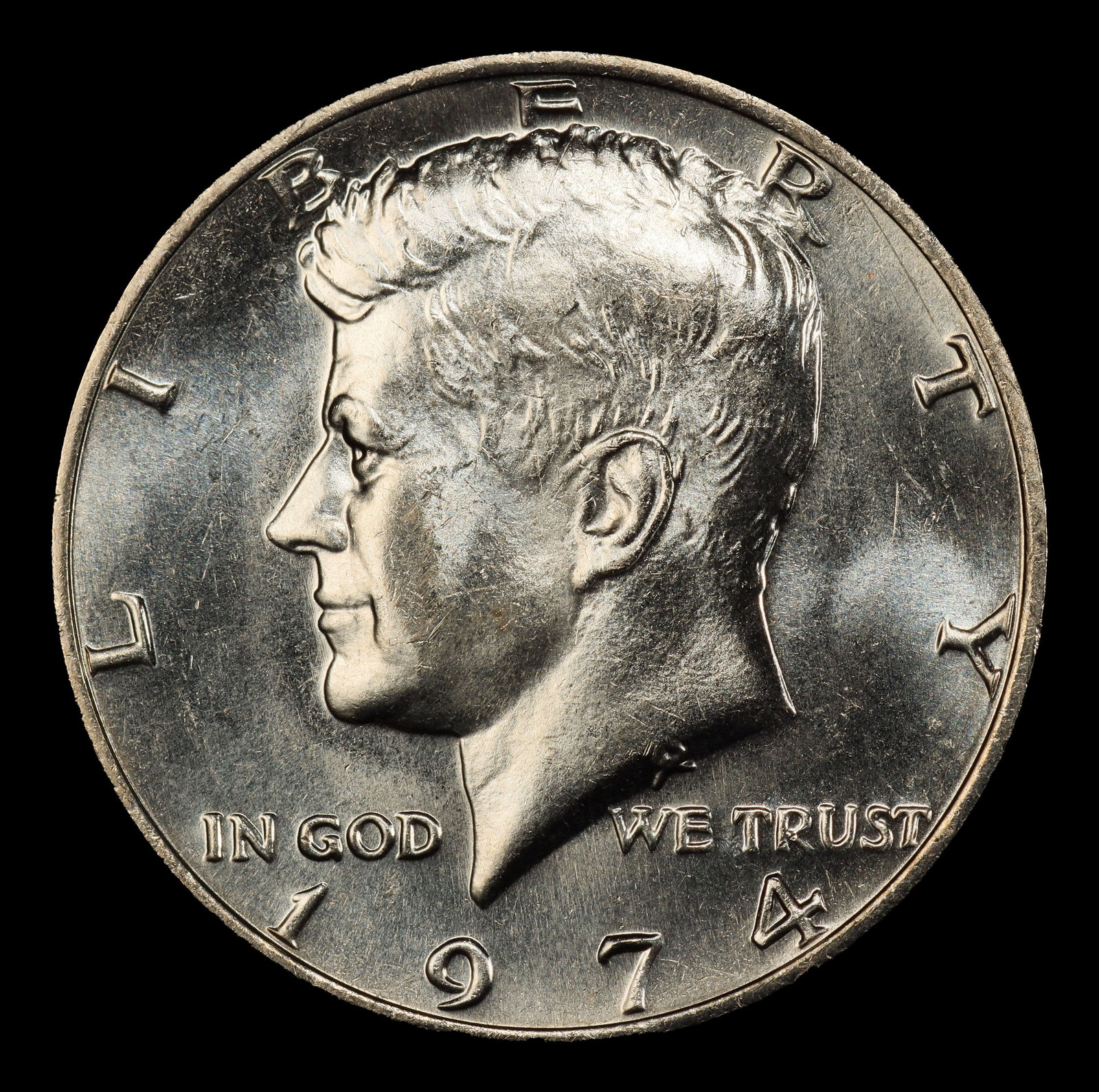 1974-p Kennedy Half Dollar Near Top Pop 50c ms67 SEGS - 2
