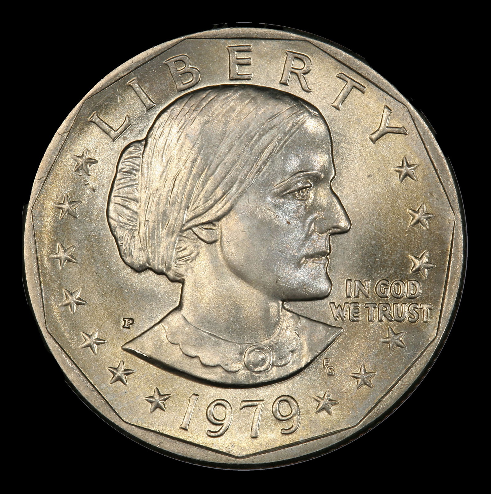 1979-p Susan B. Anthony Dollar TOP POP! $1 ms68 SEGS - 2