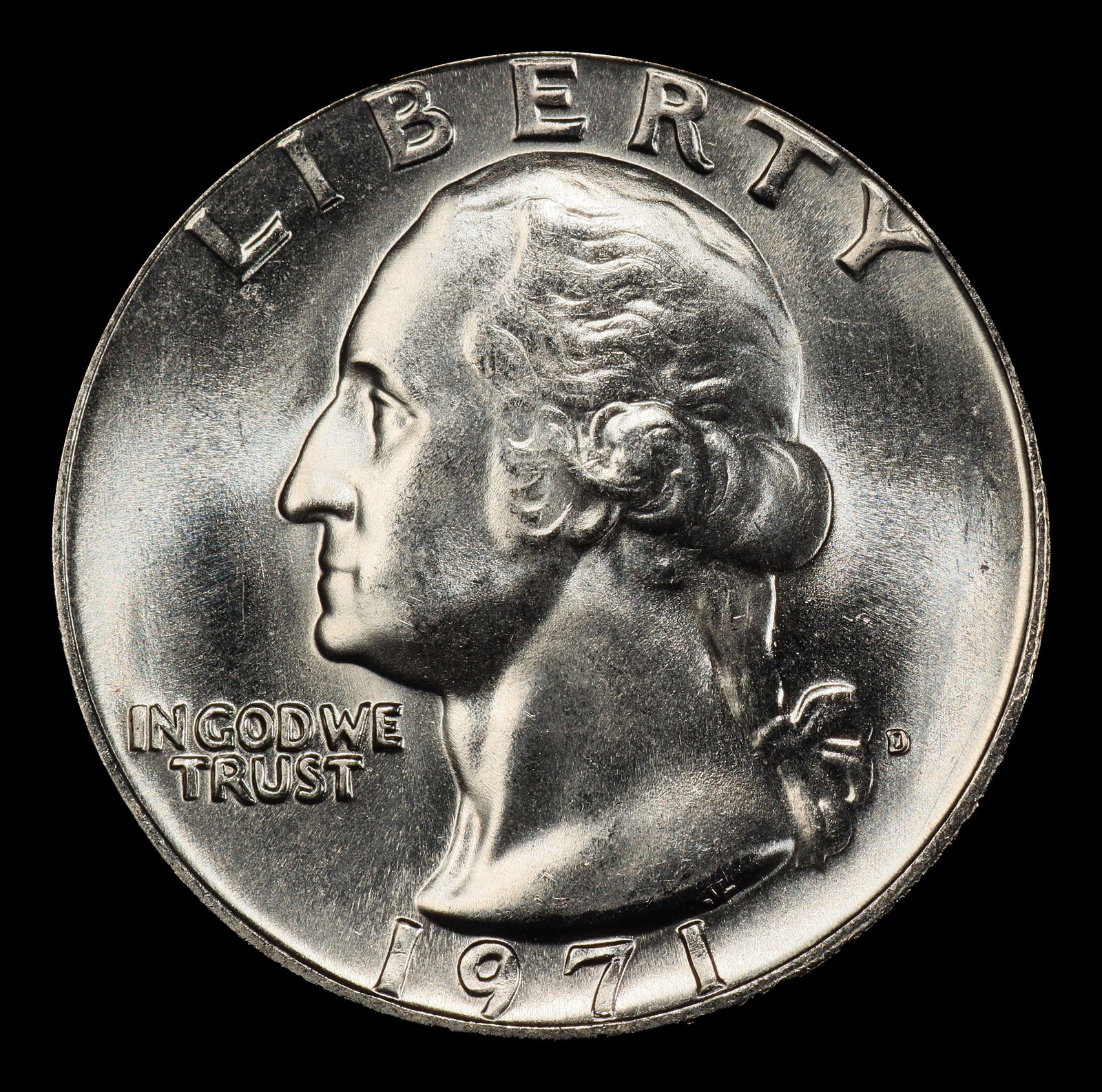 1971-d Washington Quarter Near Top Pop 25c ms67 SEGS - 2