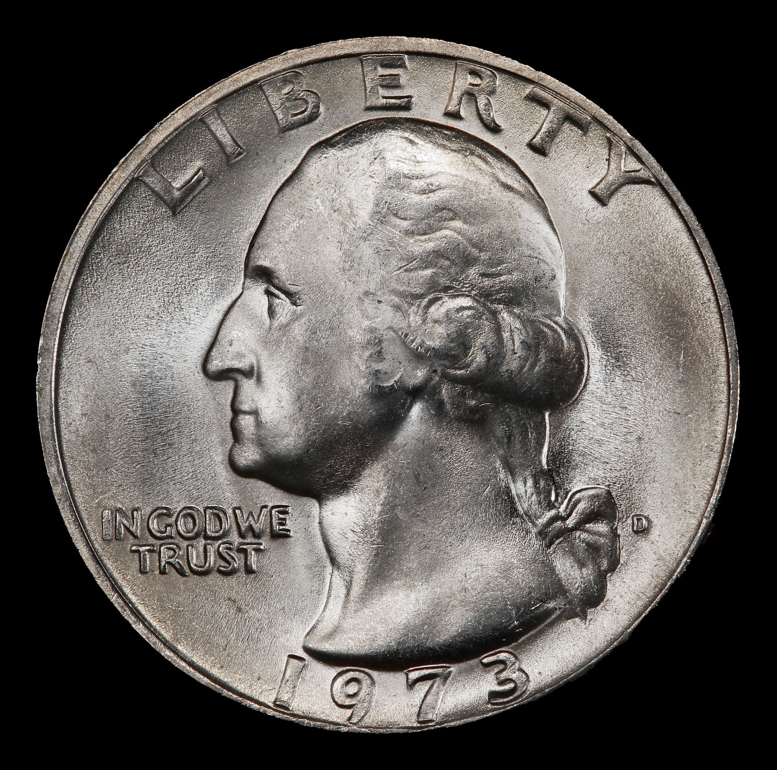 1973-d Washington Quarter Near Top Pop 25c ms67 SEGS - 2