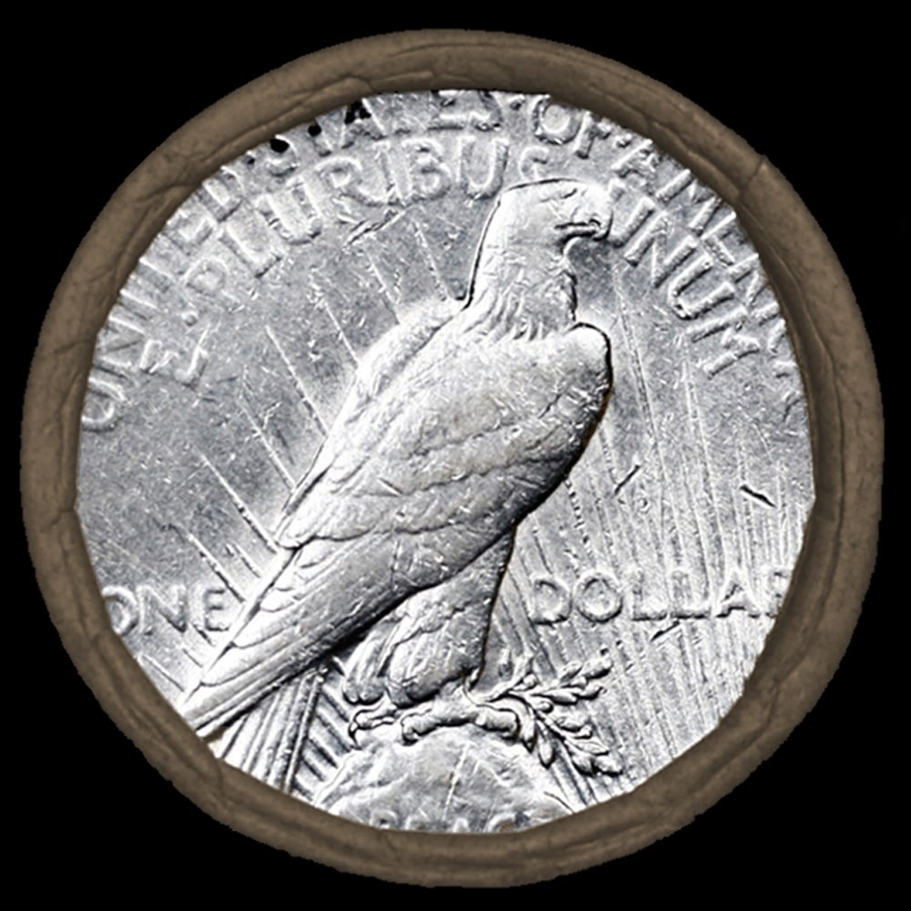 20 Mixed Morgan/Peace SEARS Dollar Roll Circ Morgan 'S' Rev/Peace 'P' Rev Ends - 3