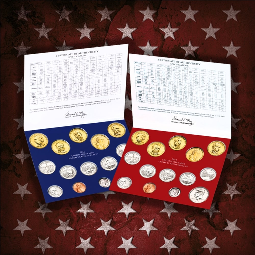 2000-2024 25 Years Mint Set Run - 584 Coins, 25 Complete Sets Comeplete 21st century Set - 13