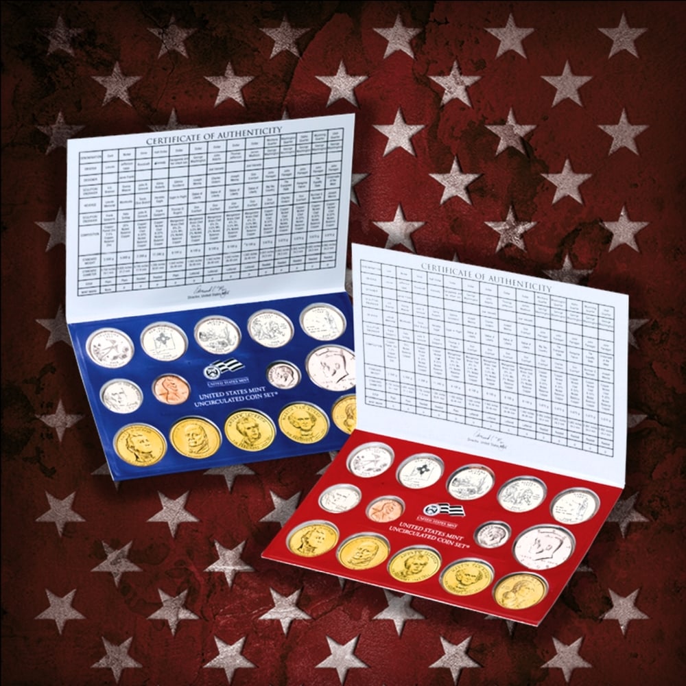 2000-2024 25 Years Mint Set Run - 584 Coins, 25 Complete Sets Comeplete 21st century Set - 9