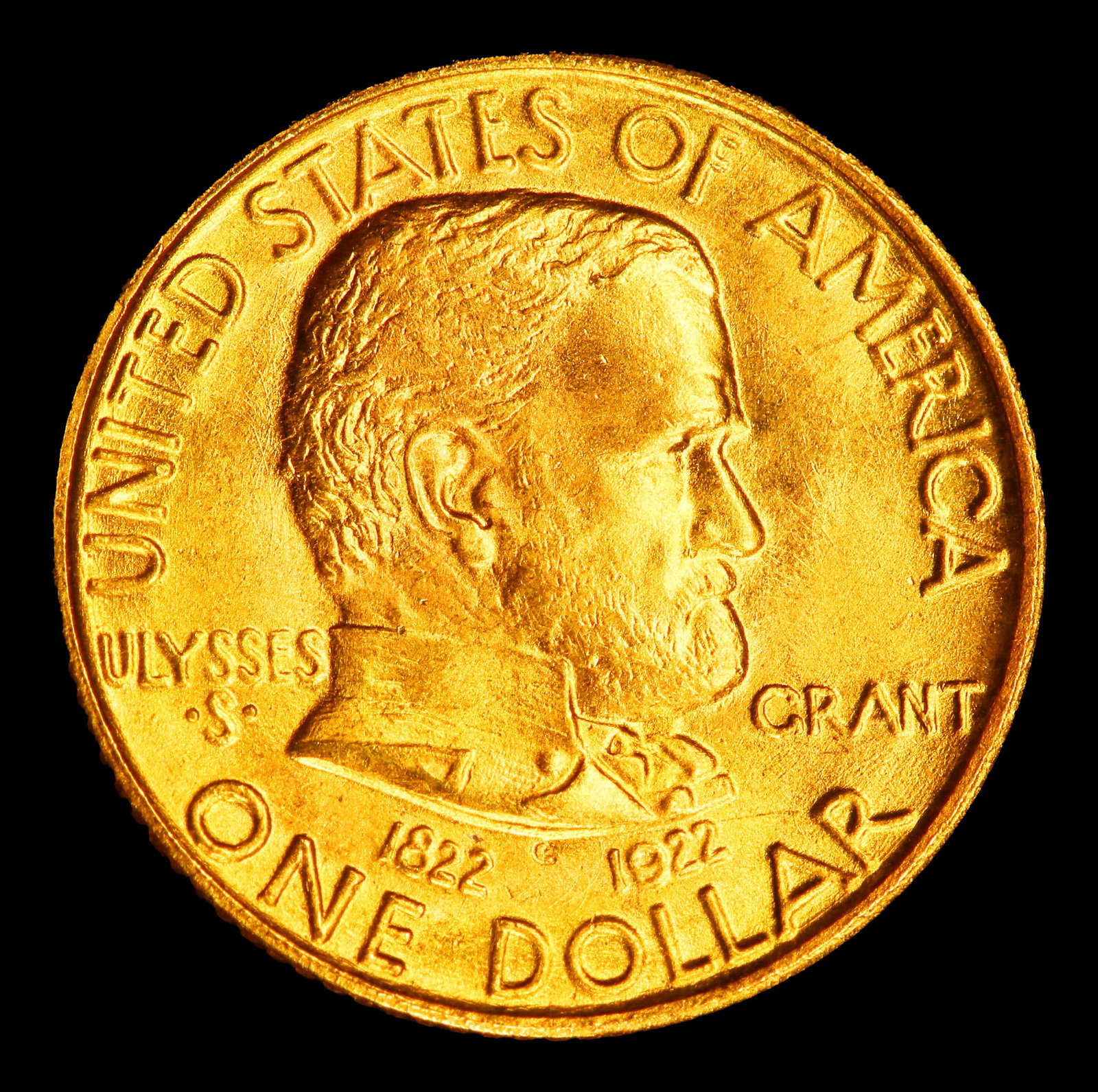 1922 Grant Gold Commem Dollar Near Top Pop! 1 ms67 SEGS - 2