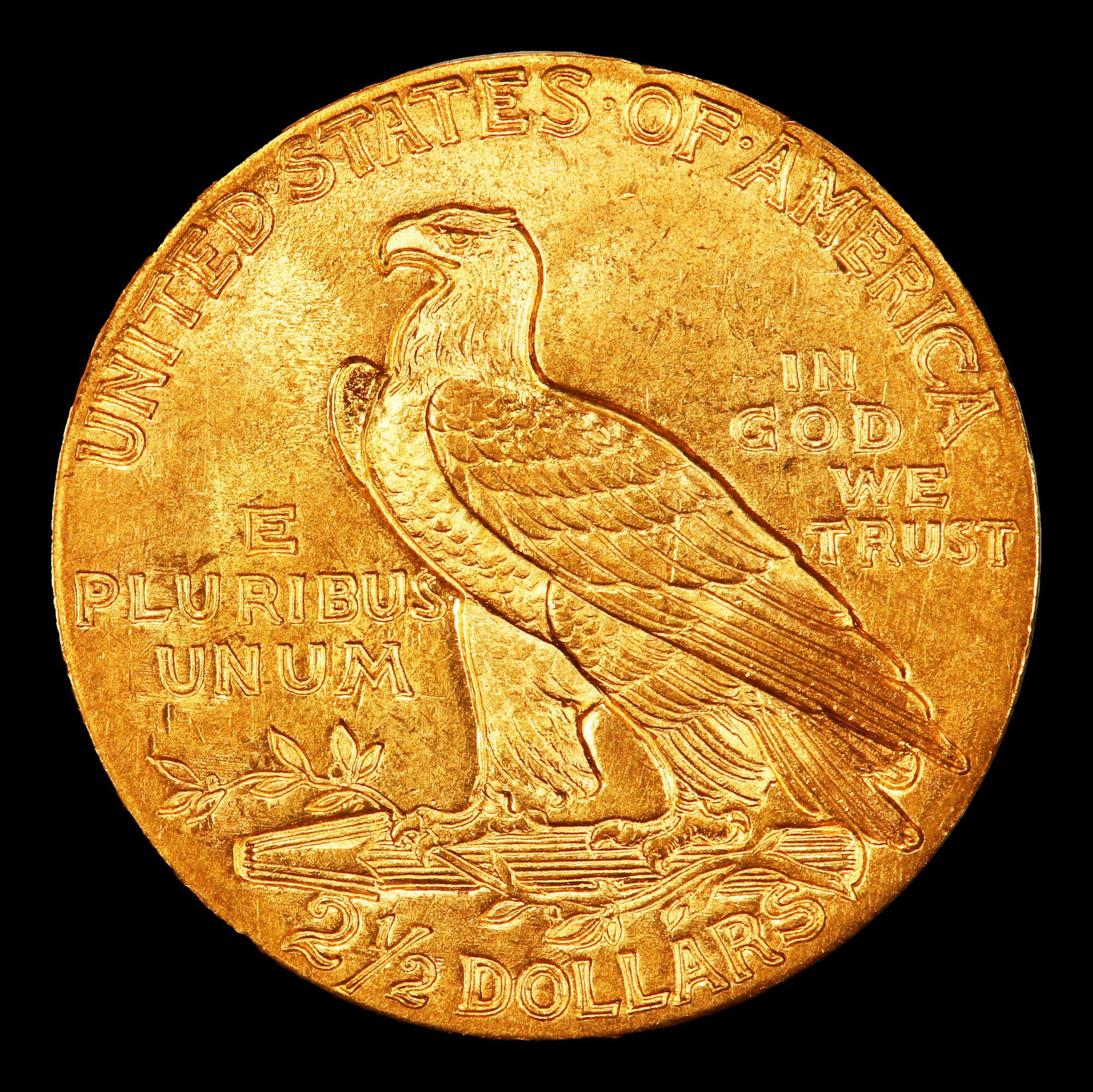 1911-p Gold Indian Quarter Eagle $2 1/2 ms64+ SEGS - 3