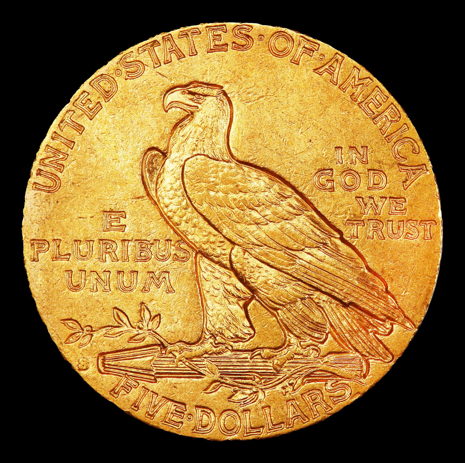 1910-s Gold Indian Half Eagle $5 ms64 SEGS - 3