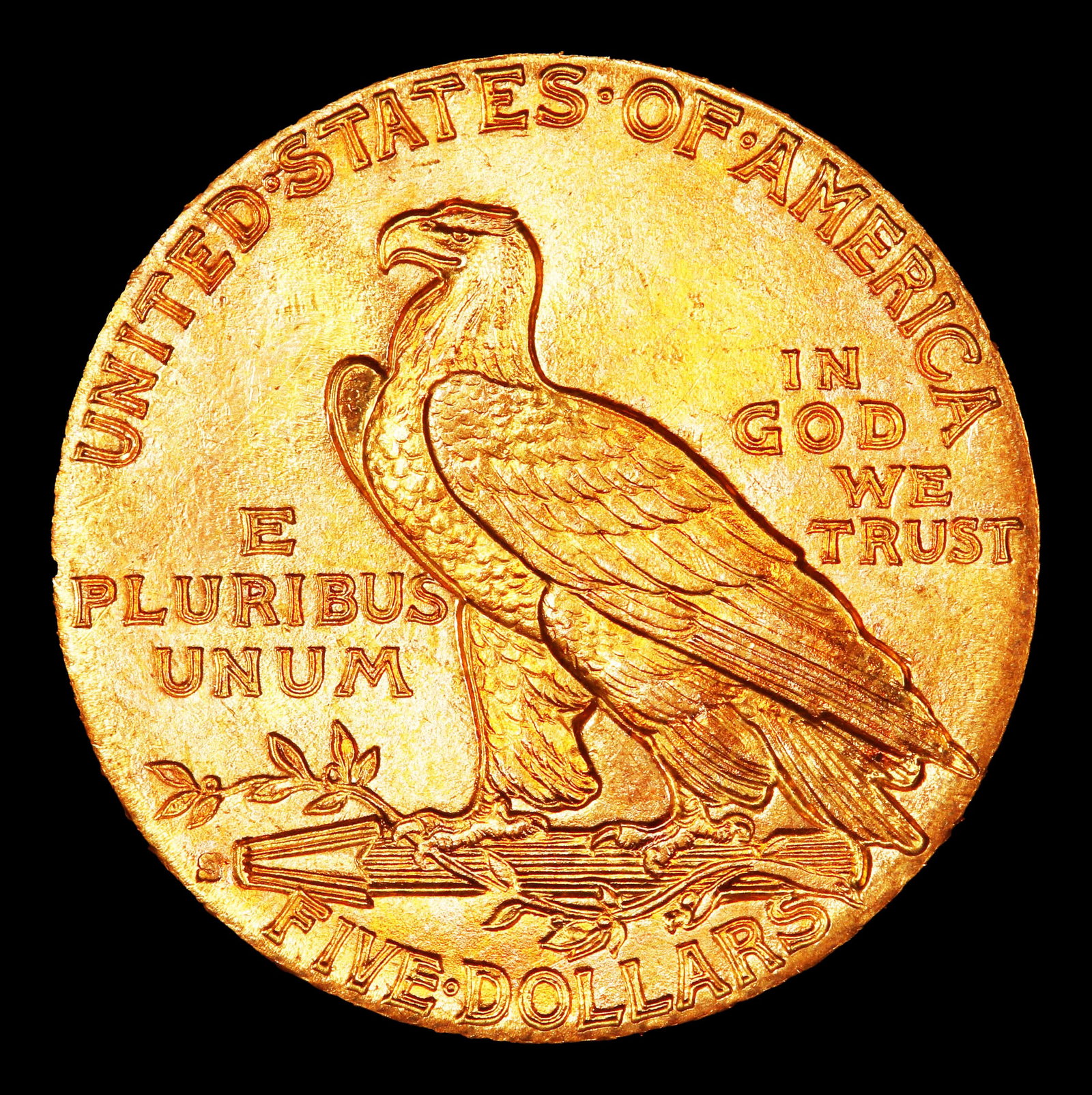 1911-s Gold Indian Half Eagle $5 ms64 SEGS - 3