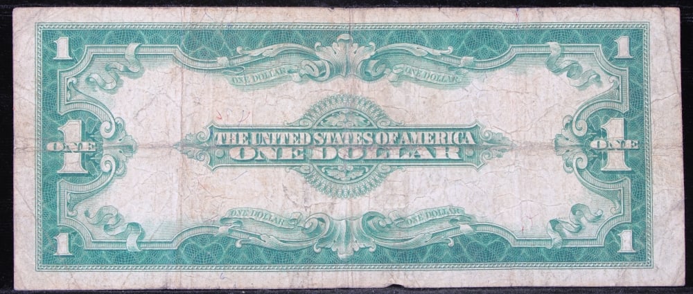 1923 $1 large size Silver Certificate Grades vf+ Signatures Speelman/White - 3