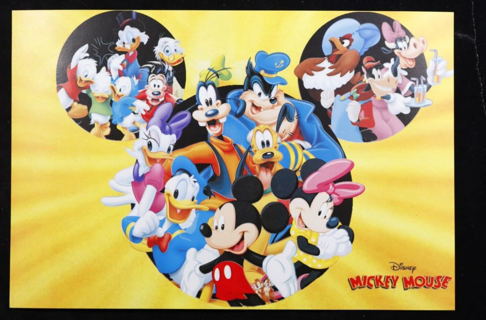 9 Coin Mickey Mouse & Friends Gold Plated Round Collection In Custom Box W/ Special Backer card - 7