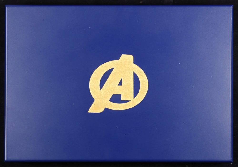 Limited Edition 8 Coin Marvel Avengers Age of Ultron Silver Plated Collection In Custom WOODEN Bo... - 6