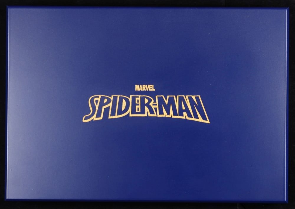 Limited Edition 8 Coin Spiderman Gold Plated Collection In Custom WOODEN Box W/ Special Backer card - 8