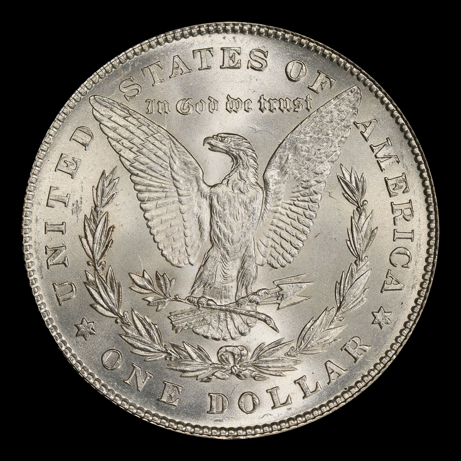 1878-p 7tf Morgan Dollar $1 Grades ms65 - 3