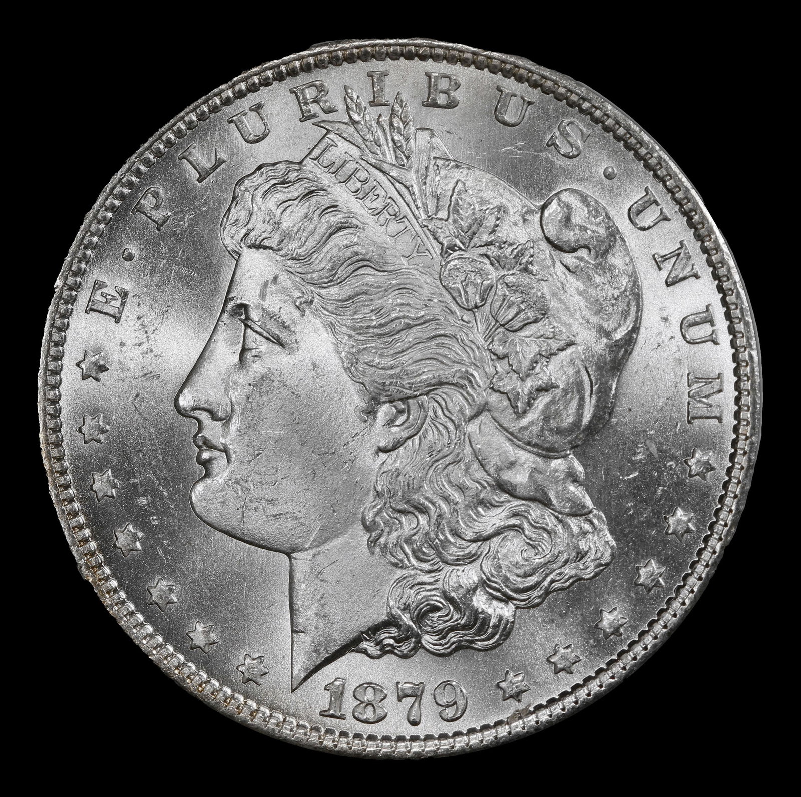 1879-p Morgan Dollar $1 Grades ms65 - 2