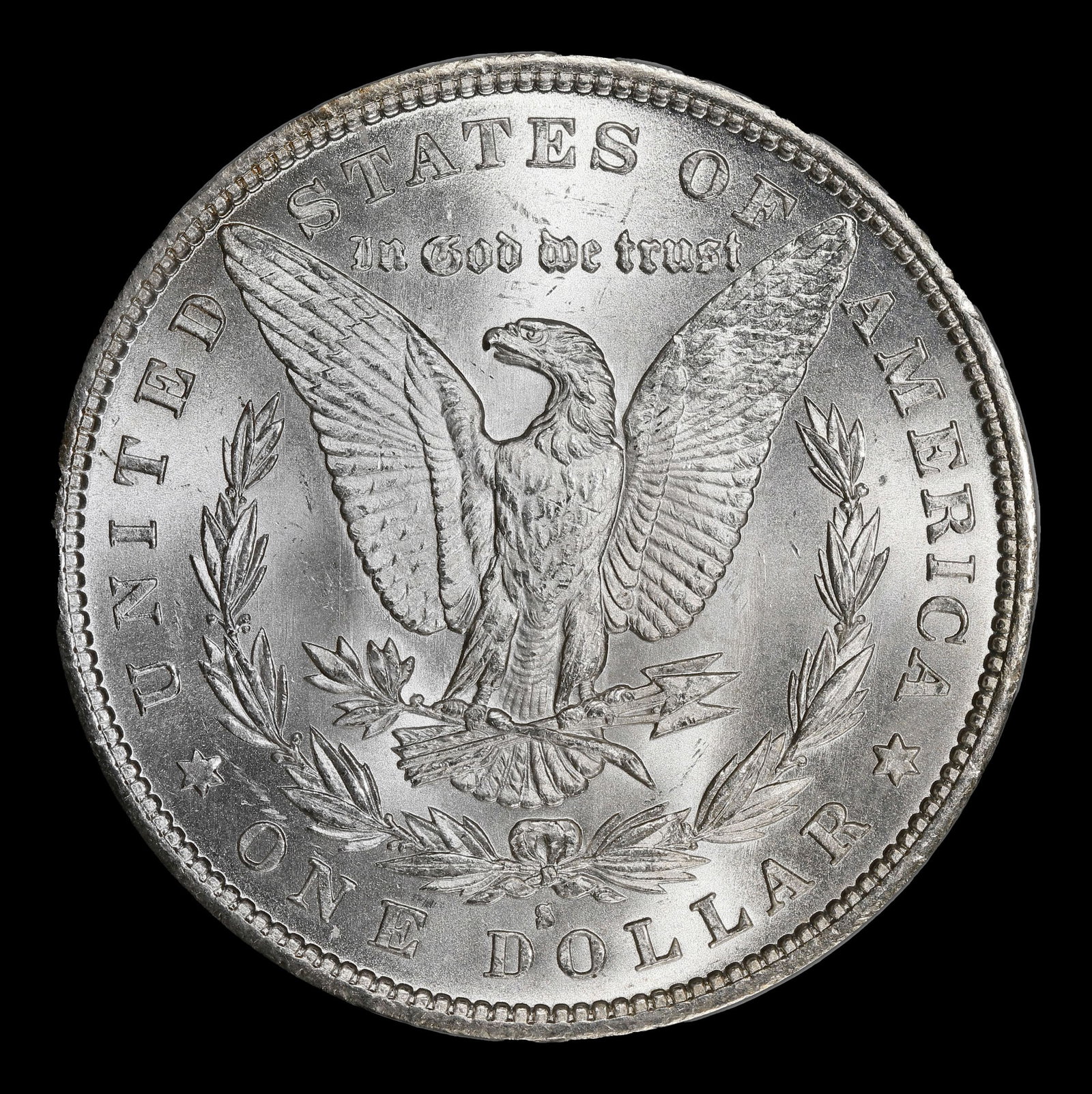 1879-p Morgan Dollar $1 Grades ms65 - 3