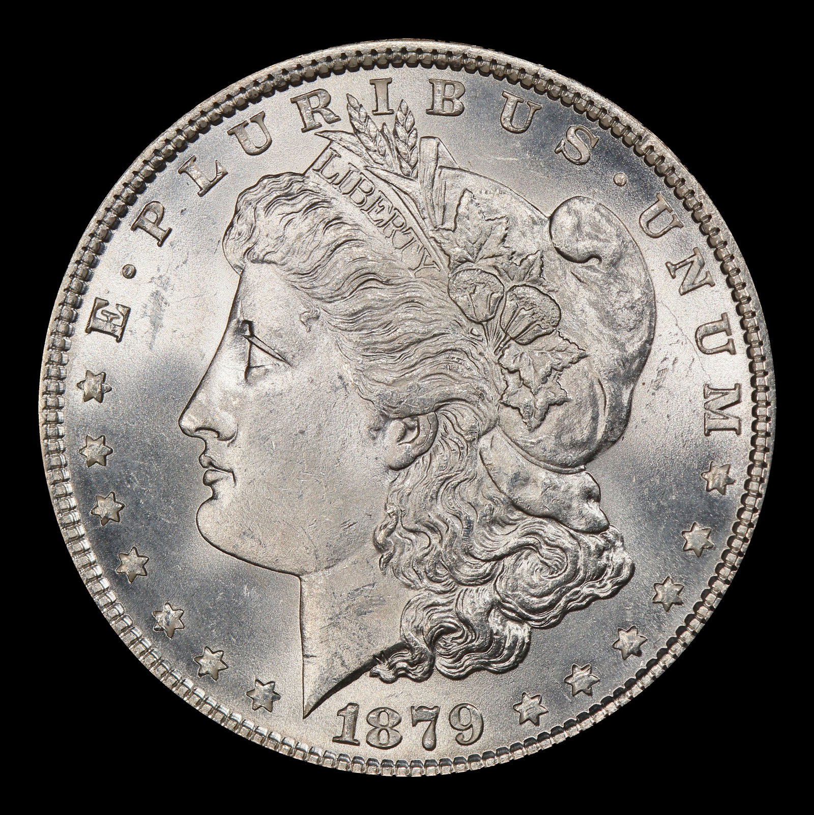 1879-p Morgan Dollar $1 ms65+ SEGS - 2