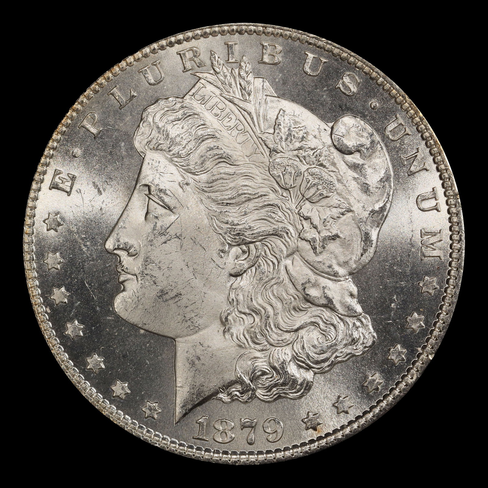 1879-s Morgan Dollar $1 Grades ms63+ - 2