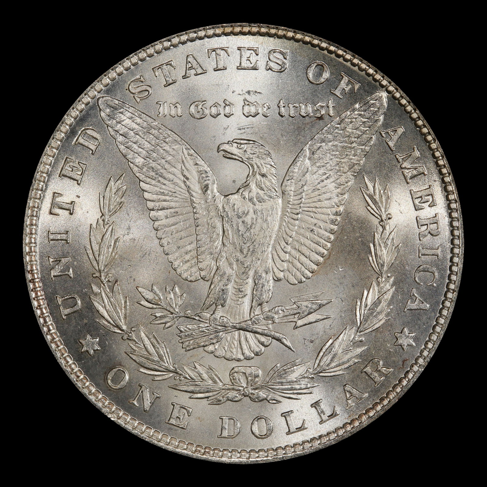 1880-p Morgan Dollar $1 Grades ms63+ - 3