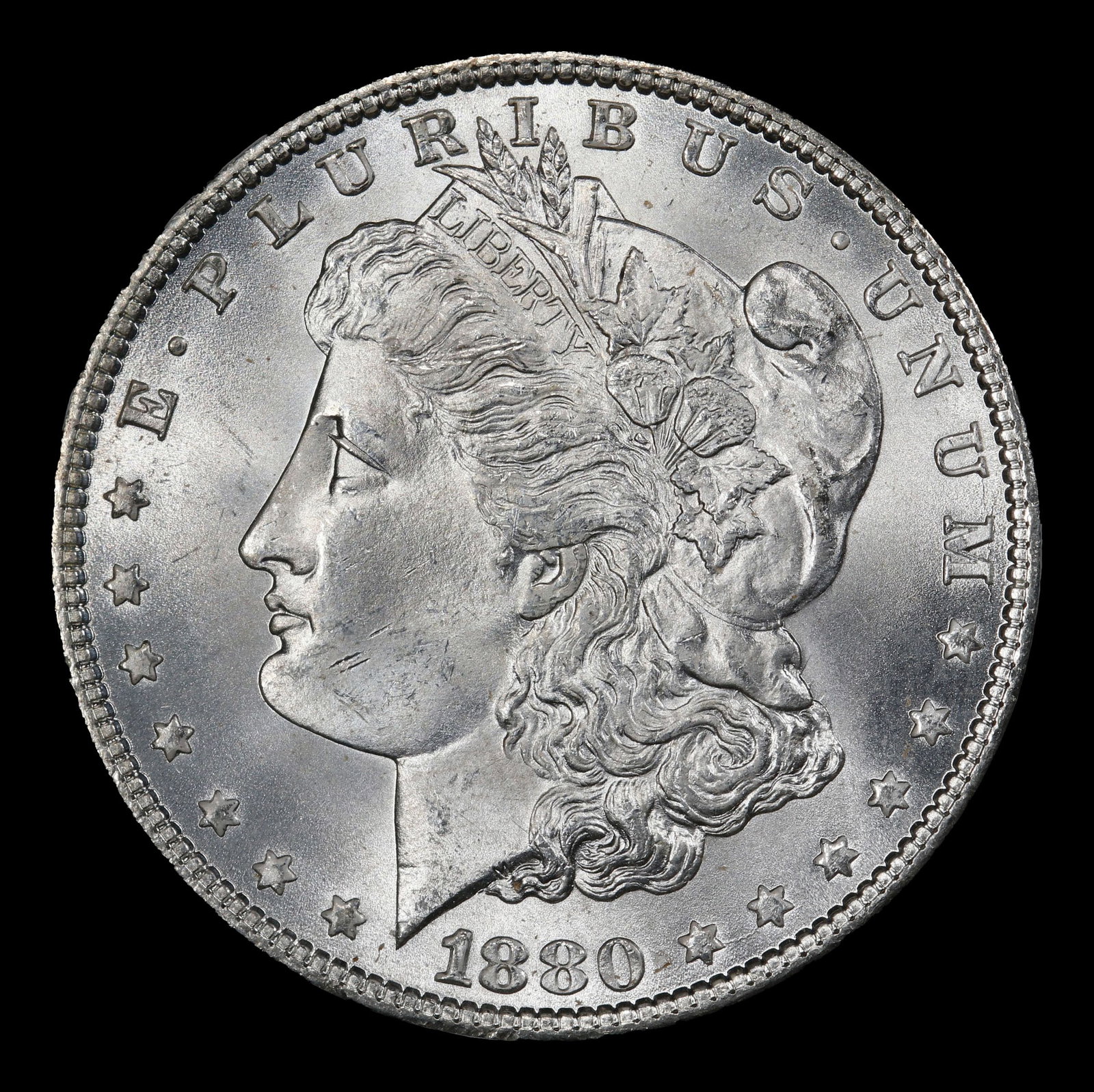 1880-p Morgan Dollar Near Top Pop! $1 ms66+ SEGS - 2