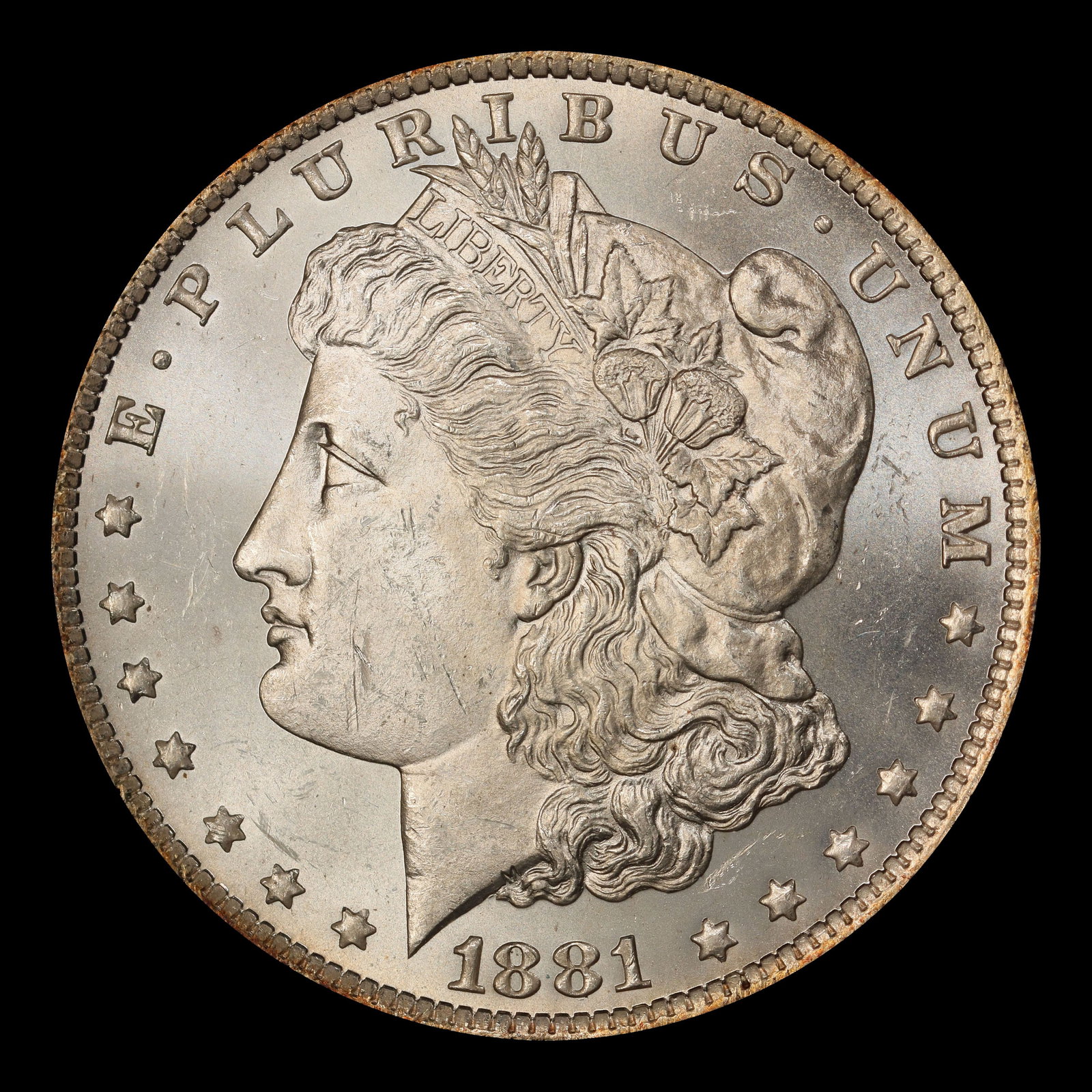1881-o Morgan Dollar $1 Grades ms63 - 2