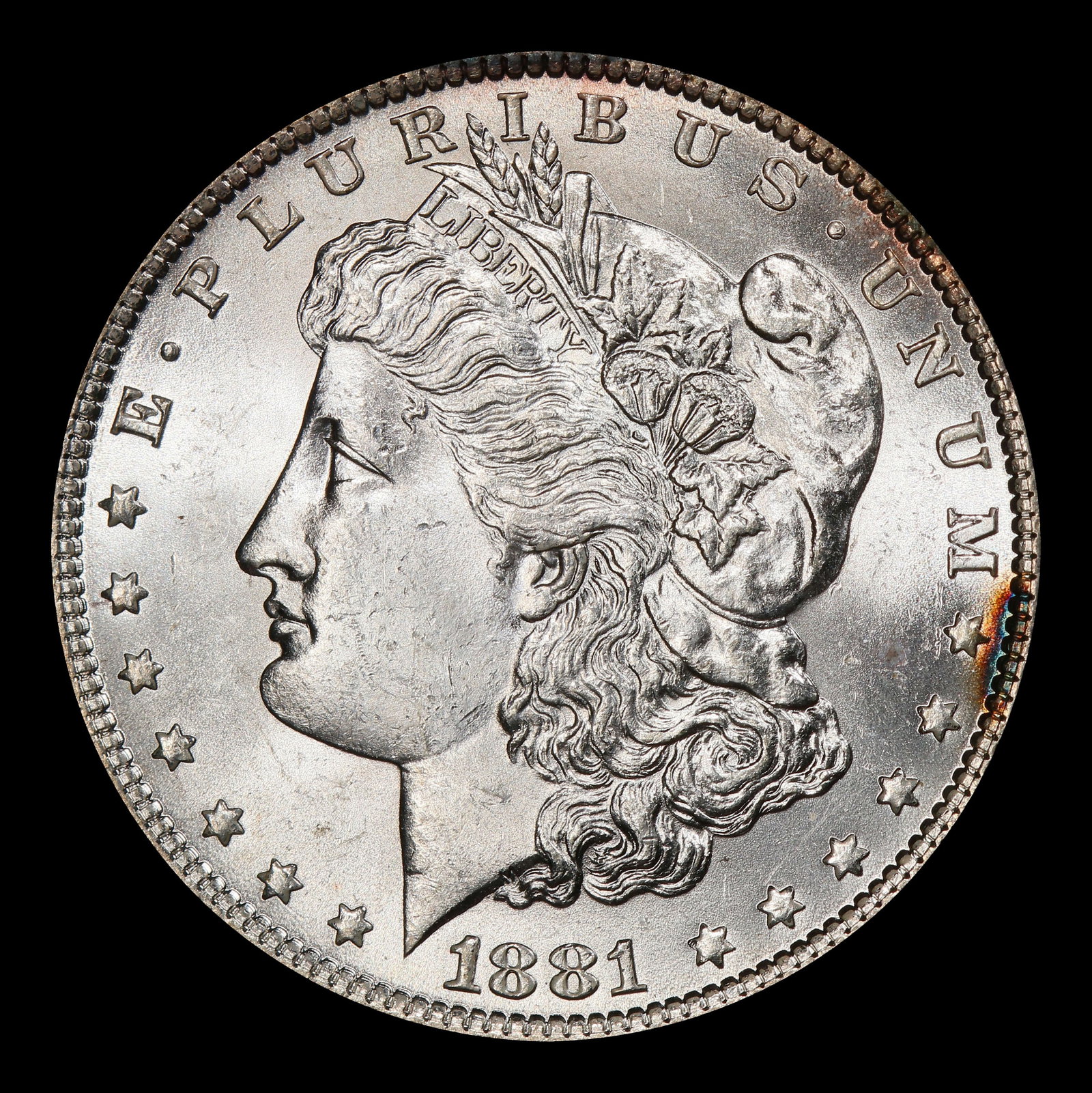 1881-o Morgan Dollar $1 Grades ms63 - 2