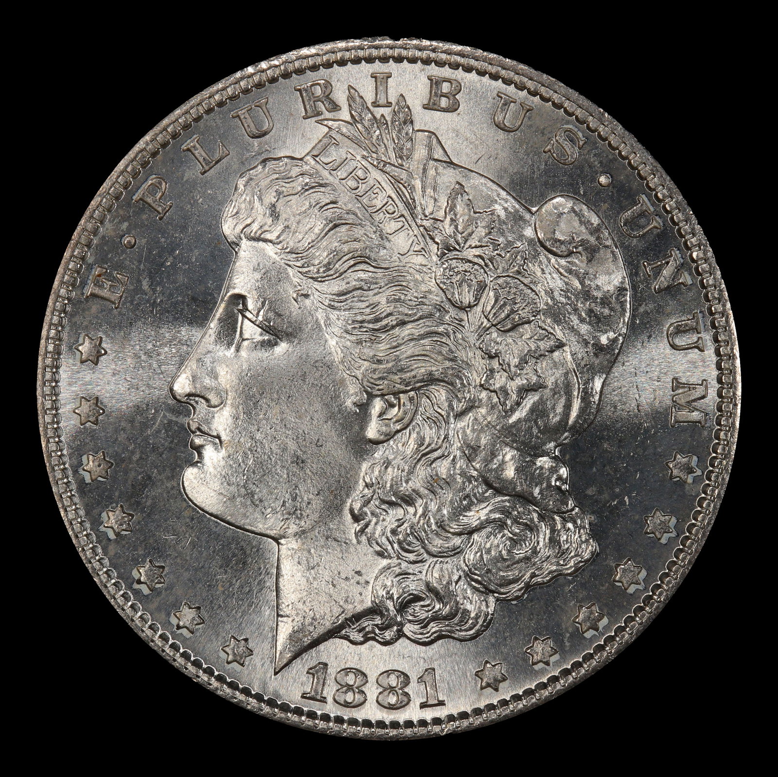 1881-s Morgan Dollar $1 Grades ms65+ - 2