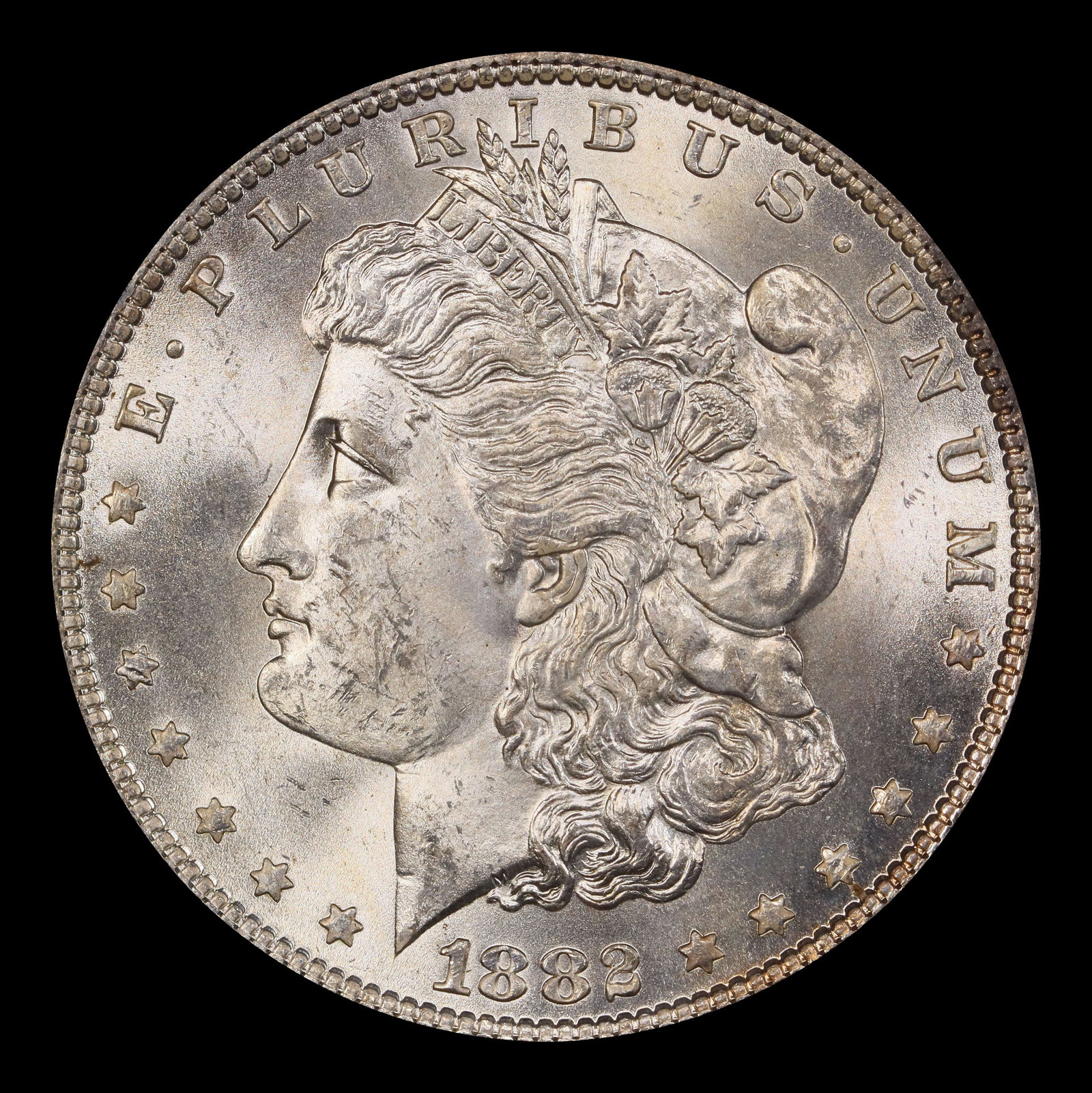 1882-o Morgan Dollar $1 Grades ms62 - 2
