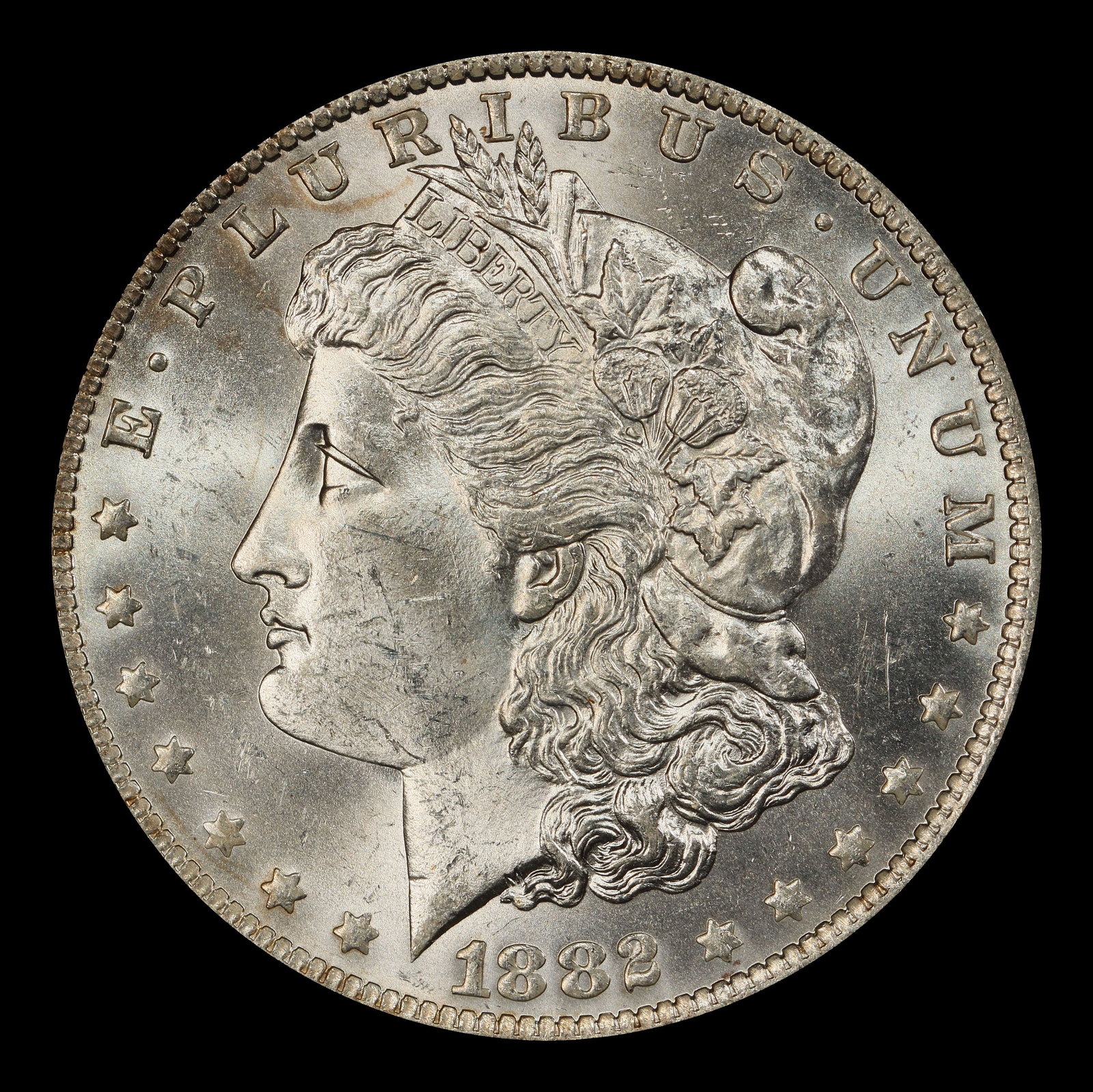 1882-o Morgan Dollar $1 Grades ms62+ - 2