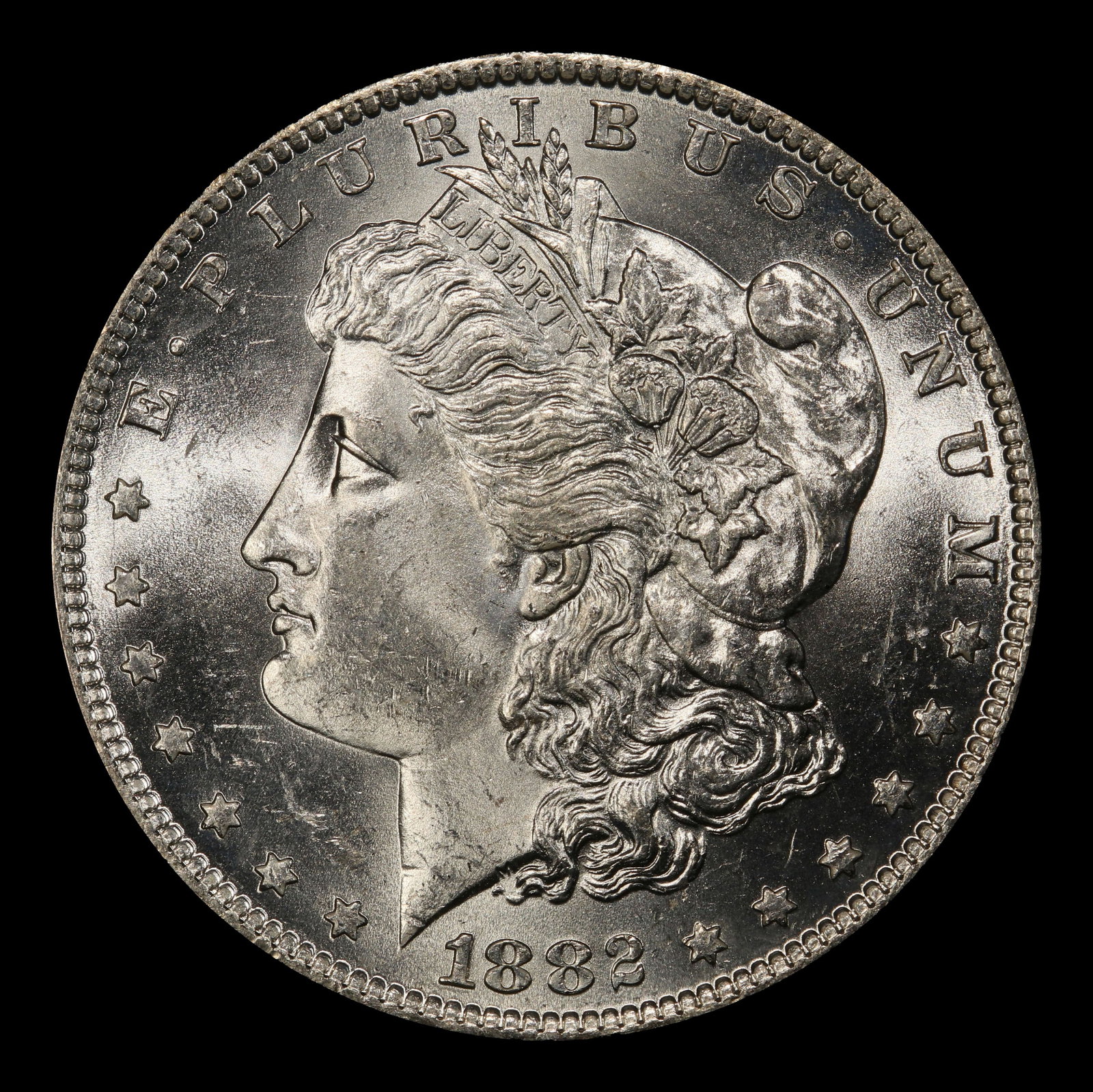 1882-o Morgan Dollar $1 Grades ms63+ - 2